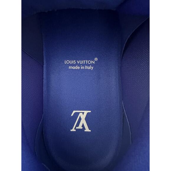 Louis Vuitton Blue Skate Trainers - Picture 7 of 8